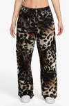 Jordan Chicago Print Pants In Archaeo Brown