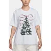 Jordan Christmas Tree Graphic T-shirt In White