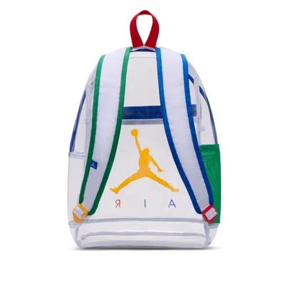 Jordan Kids' Clear School Backpack (17l) In White