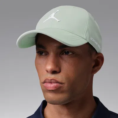 Jordan Club Dri-fit Structured Golf Hat In Green