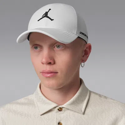 Jordan Club Dri-fit Structured Golf Hat In White