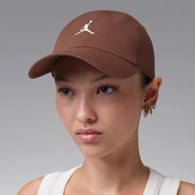 Jordan Club Unstructured Cap In Brown