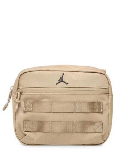 Jordan Collectors Logo-embroidered Backpack In Neutral