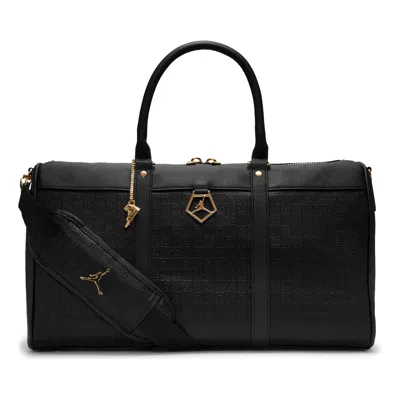 Jordan Core Monogram Duffle Bag In Black
