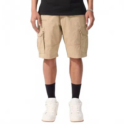 Jordan Craig Cargo Shorts In Kahki In Brown