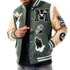 Jordan Craig Fallen Angels Varsity Jacket In Pine