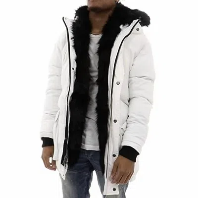 Jordan Craig Fargo Fur Lined Parka 2.0 Jacket In White Domino In Multi