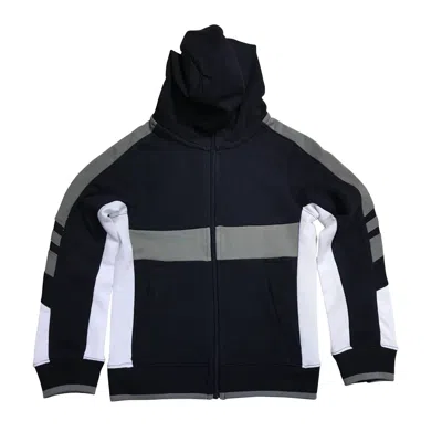 Jordan Craig Kid's  Roma Track Hoodie In Navy In Black