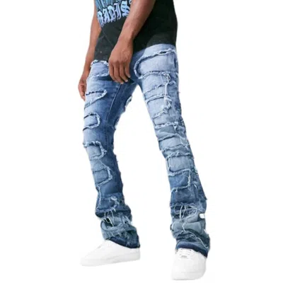 Jordan Craig Martin Stacked Oasis Denim Jeans In Nightfall In Blue