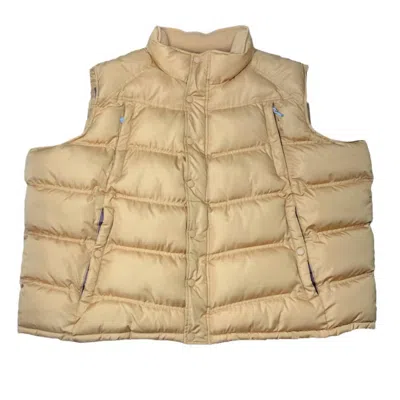 Jordan Craig Men's Big & Tall Puffer Vest In Wheat In Gold