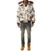 Jordan Craig Men's Cross Bay Bomber Jacket In Snow Camo In Multi