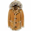 Jordan Craig Men's Denali Shearling Jacket In Cognac In Green