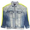 Jordan Craig Men's Denim Jacket In Aged Wash In Multi