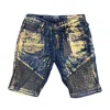Jordan Craig Men's Denim Short In Vintage Gold In Multi
