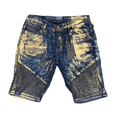 Jordan Craig Men's Denim Short In Vintage Gold In Multi