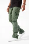 Jordan Craig Men's Flare Flight Cargo Pants In Olive