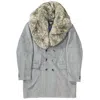Jordan Craig Men's Frank White Peacoat In Smoke