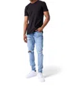 Jordan Craig Men's Ross Angelic Denim Jean In Steel In Blue