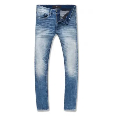 Jordan Craig Men's Ross Hamilton Pure Denim Jean In Aged Wash In Multi