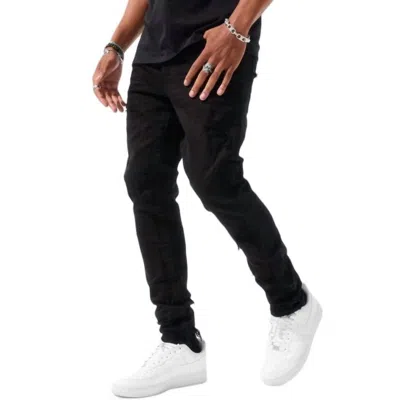 Jordan Craig Men's Ross Napoli Denim Jeans In Jet Black