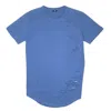 Jordan Craig Men's Tattered Shirt In Ocean Blue In Blue