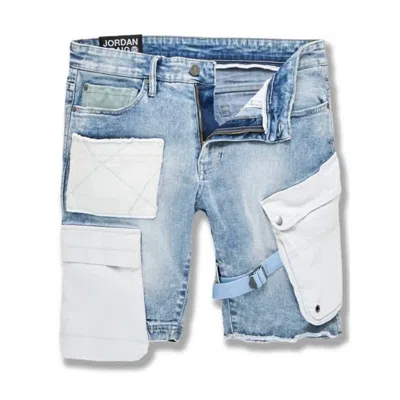Jordan Craig Men's Travis Cargo Shorts In Carolina Blue In Multi
