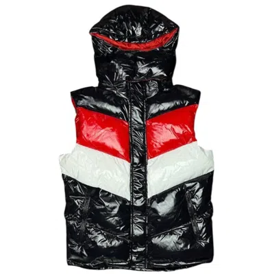 Jordan Craig Men's Tri Color Bubble Vest In Ferrari Red In Multi