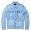 Jordan Craig Men's Tribeca Twill Trucker Jacket In Sky Foam In Multi