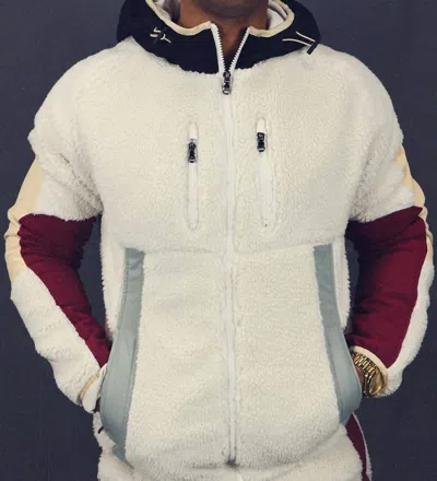 Jordan Craig Mercer Fleece Hoodie In Sedimentary In Multi