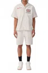 Jordan Craig Re Up Mechanic Shirt In Bone In White