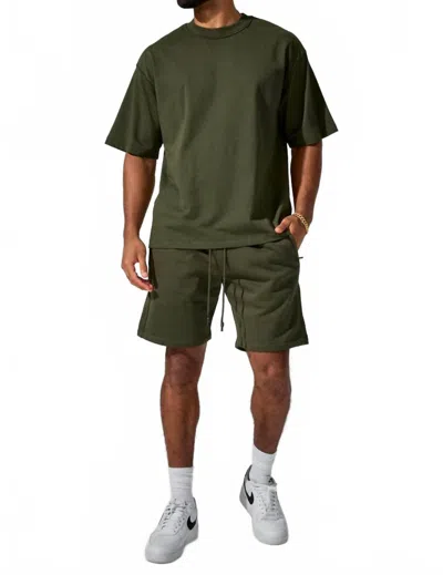 Jordan Craig Retro Burbank Short In Army Green