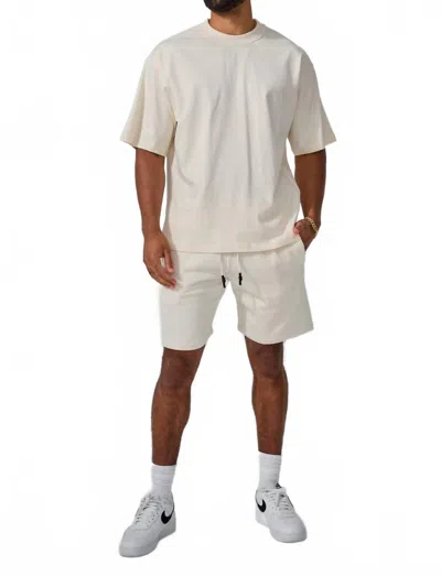 Jordan Craig Retro Burbank Short In Bone In Neutral