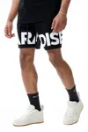 Jordan Craig Retro Paradise Knit Shorts In Black In Black