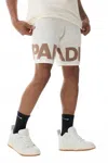 Jordan Craig Retro Paradise Knit Shorts In Cream In White