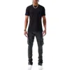 Jordan Craig Ross Stacked Billie Jean Cargo Pants In Black