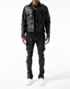 Jordan Craig Ross Stacked Thriller Cargo Pants In Black