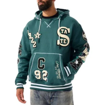 Jordan Craig State Champs Pullover Hoodie In Kelly Forest In Green
