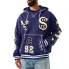 Jordan Craig State Champs Pullover Hoodie In Navy