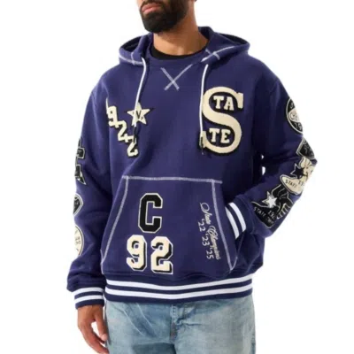 Jordan Craig State Champs Pullover Hoodie In Navy In Blue