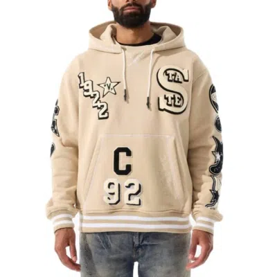 Jordan Craig State Champs Pullover Hoodie In Vintage Khaki In Neutral