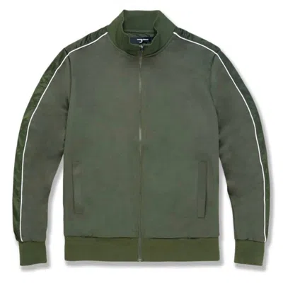 Jordan Craig Trenton Track Jacket In Olive In Green