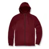 Jordan Craig Uptown Zip Hoodie In Wine In Pink