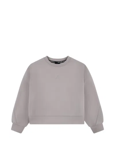 Jordan Kids'  Girls Perform Sport Crew Sweatshirt In Purple