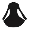 Jordan Dalah Studios Ponte Hoodie Black Dress In Black