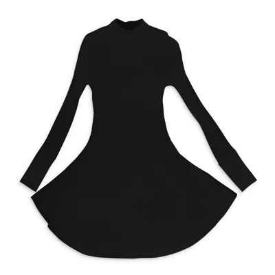 Jordan Dalah Studios Ponte Hoodie Black Dress