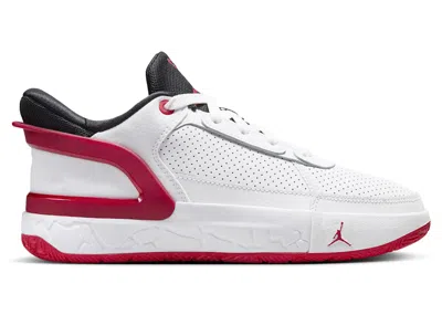 Pre-owned Jordan Day1 Eo University Red Sneakers In White/black/wolf Grey