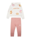 Jordan Deloris  Flower Po Set Toddler Girl Tracksuit Off White Size 6 Cotton, Polyester In Off White