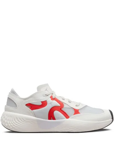 Jordan Delta 3 Low "sail/photon Dust/chile Red/wolf Grey" Sneakers In White