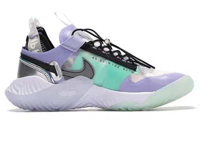 Pre-owned Jordan Delta Breathe Purple Brilliant Green (women's) Sneakers In White