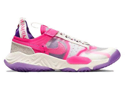 Pre-owned Jordan Delta Breathe (women's) Sneakers In Sail/fierce Purple/hyper Pink In Multi